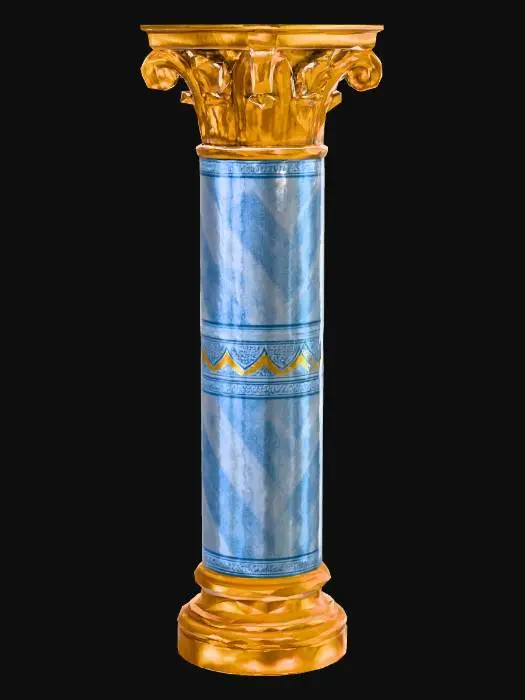 3D model for Golden Corinthian Column