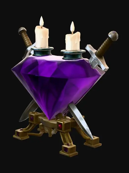 3D model for Amethyst Altar
