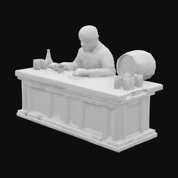 3D model for The Tavern Keeper