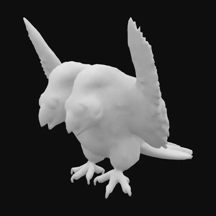 3D model for Double-headed Vulture
