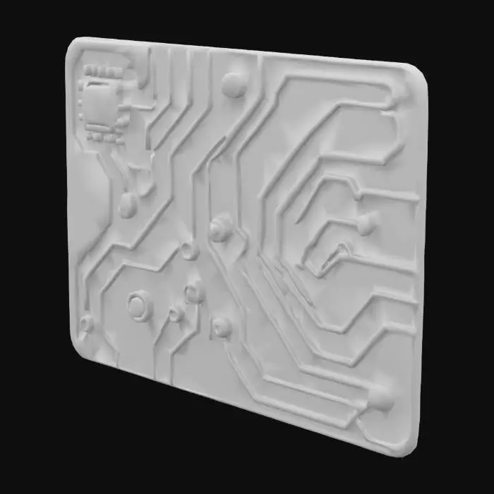 3D model for Black key card