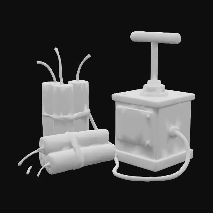3D model for Explosive Charge