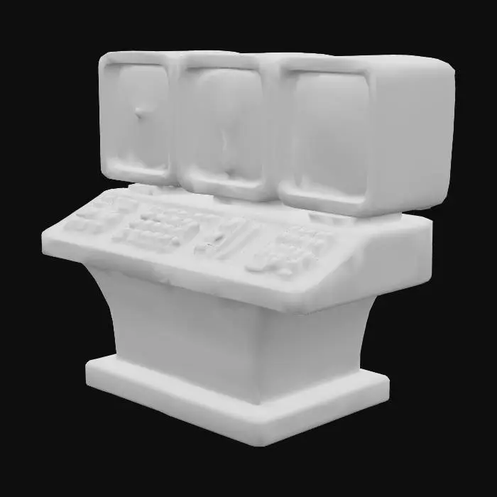 3D model for Retro Tech Console
