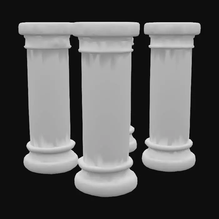 3D model for Golden Pillars of Imagination