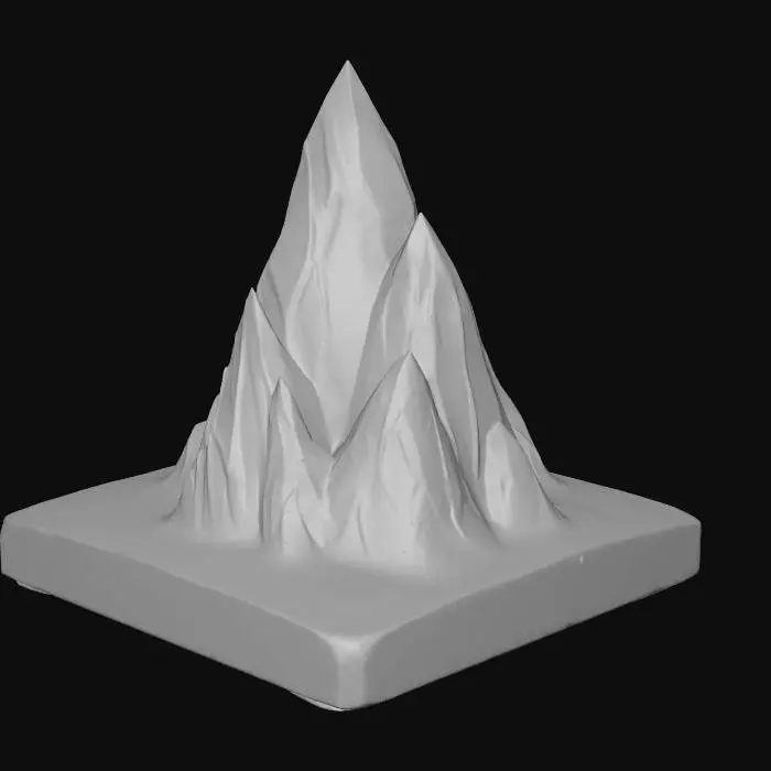 3D model for Lava Peaks