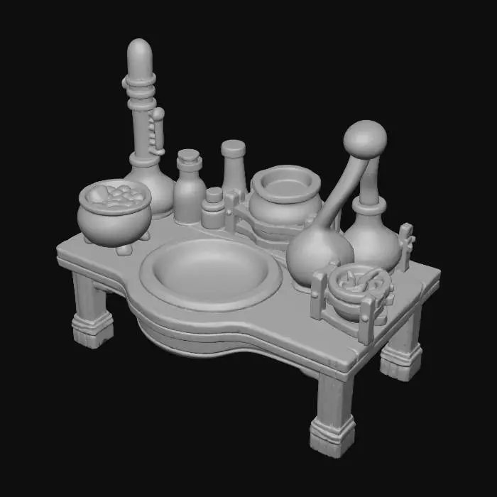 3D model for Alchemy Workshop