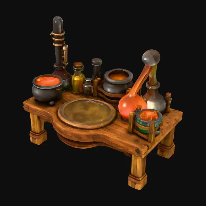 3D model for Alchemy Workshop