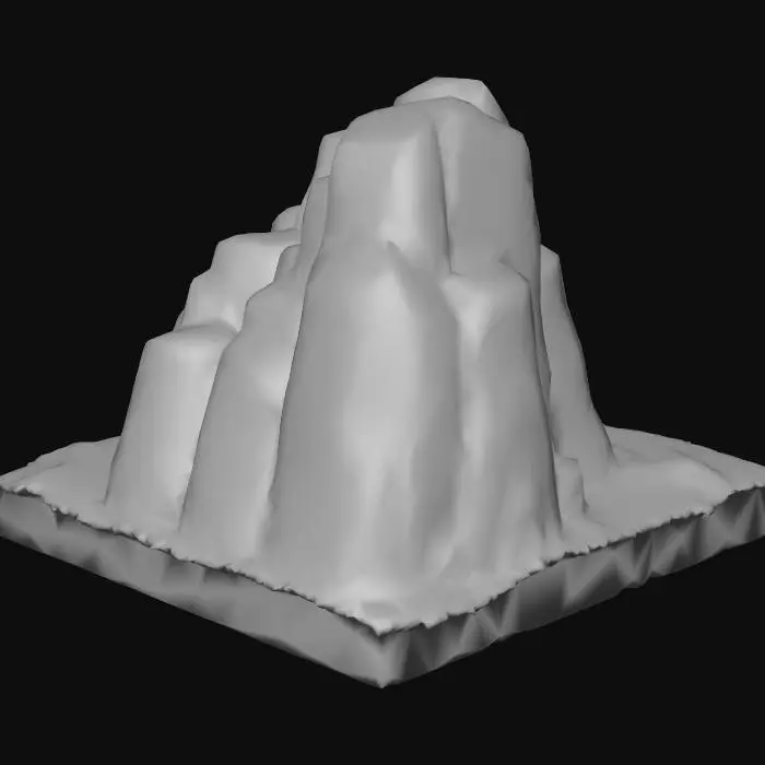 3D model for Rocky Plateau