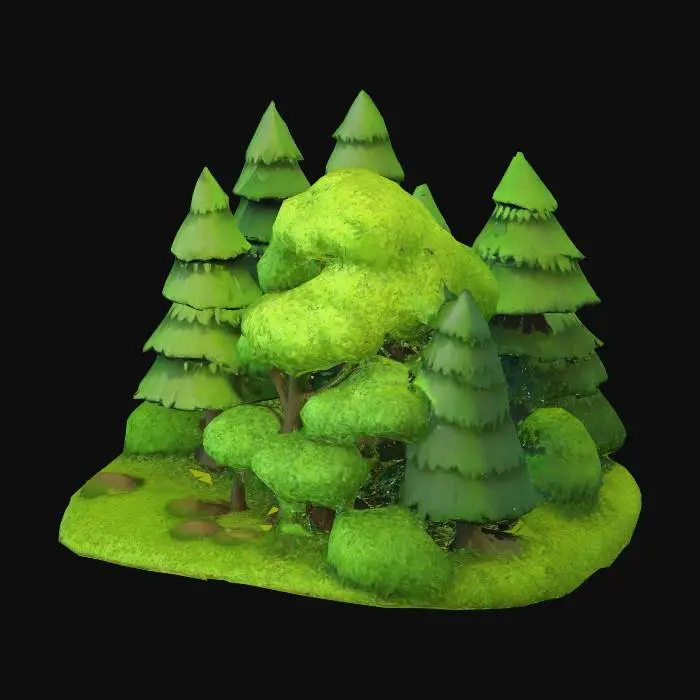 3D model for Enchanted Forest