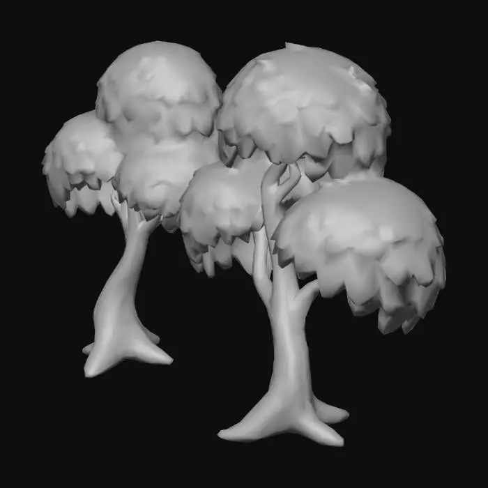 3D model for Tree Duo