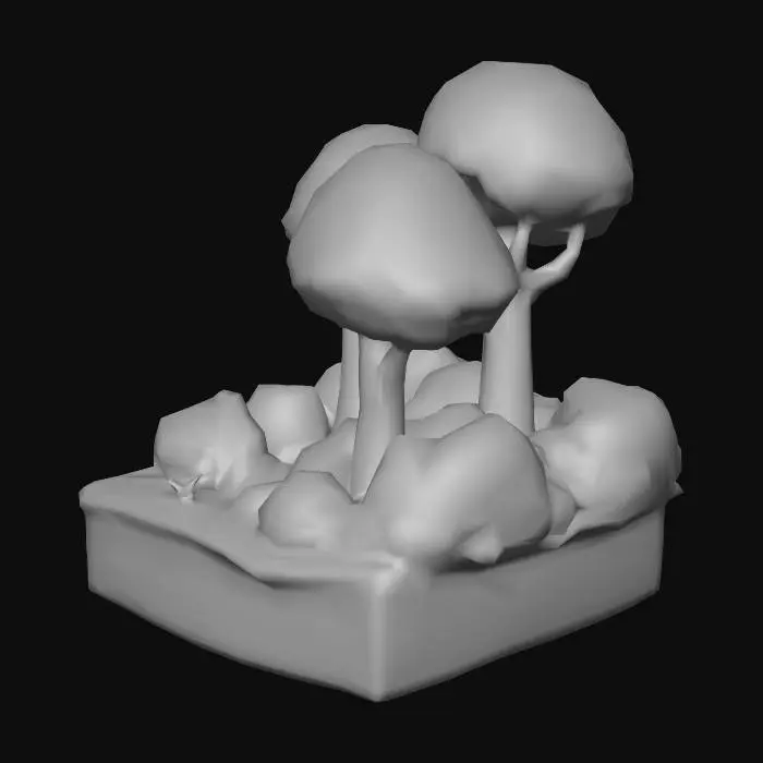 3D model for Forest Tile