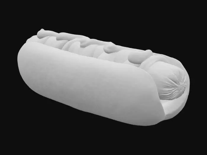 3D model for Classic Hot Dog
