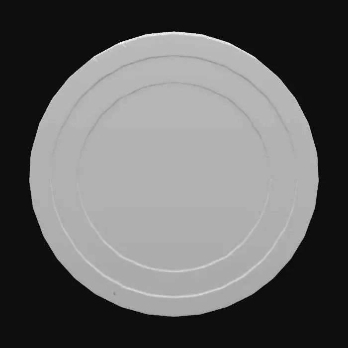 3D model for low poly target, simple, 