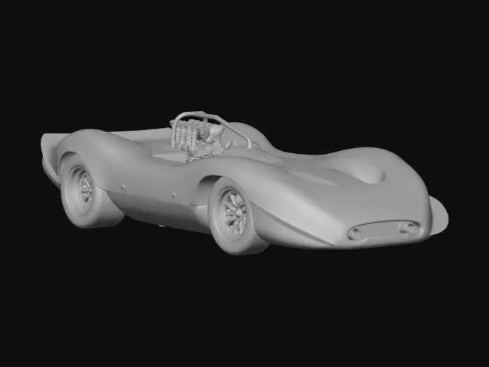 3D model for Vintage Purple Racer