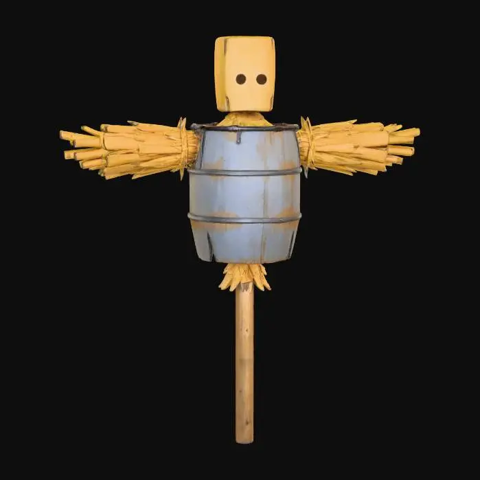 3D model for Barrel Scarecrow