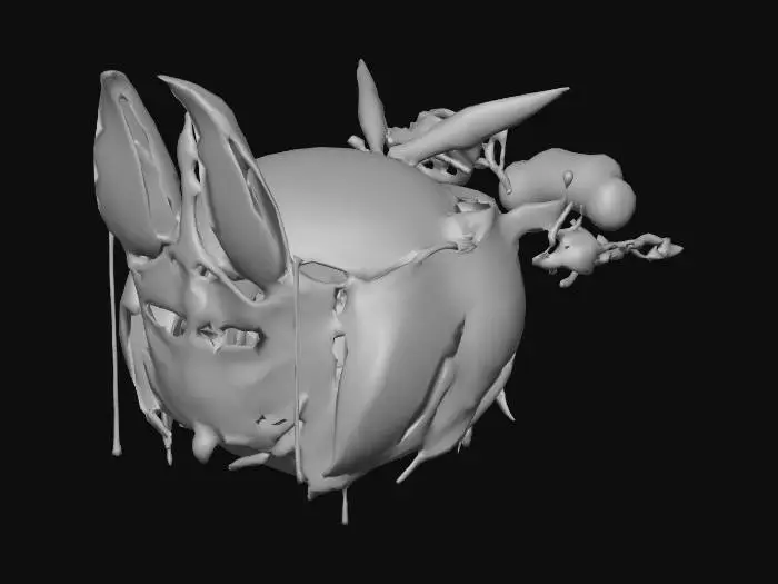 3D model for Crimson Radiance Wings