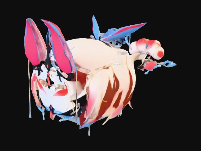 3D model for Crimson Radiance Wings