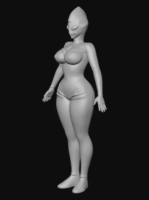 3D model for Crimson Star Ultrawoman