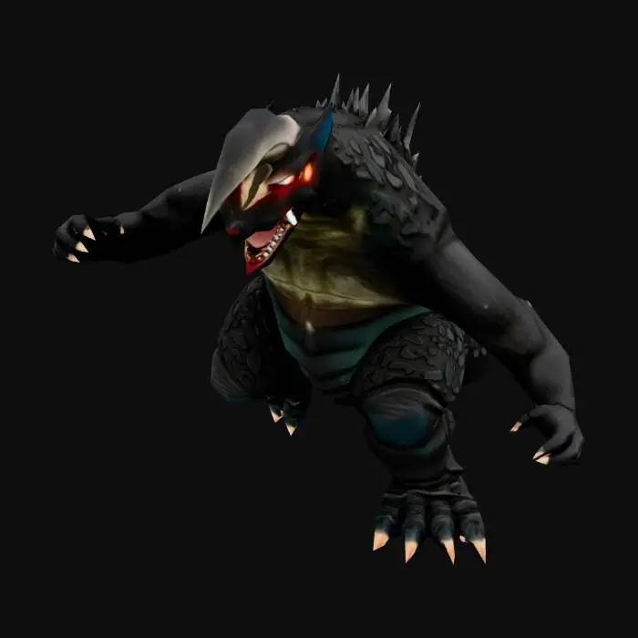 3D model for Kaiju in the Desert