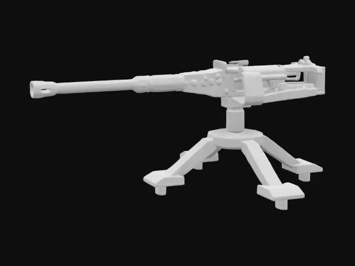 3D model for Plastic Toy Machine Gun