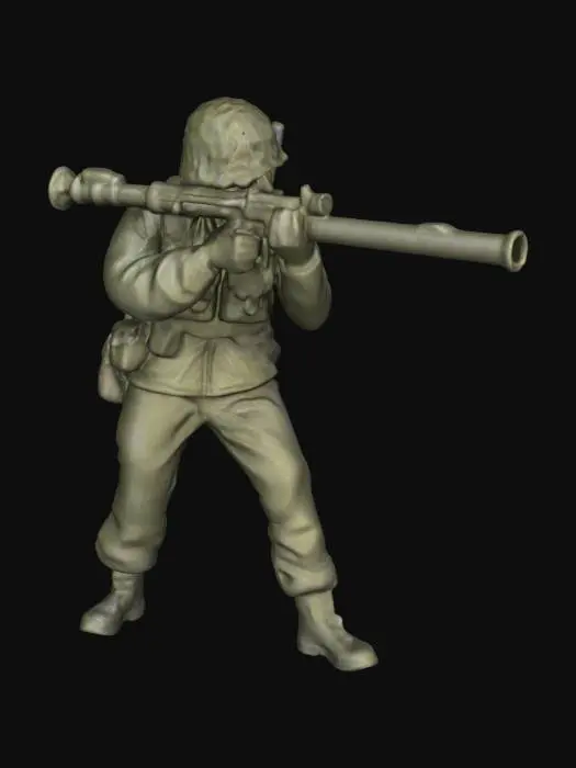3D model for Bazooka Soldier Toy