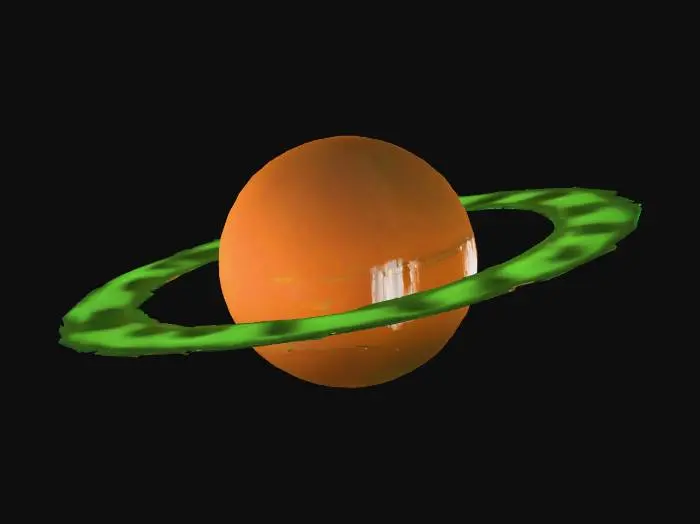3D model for Nickelodeon Planet Logo