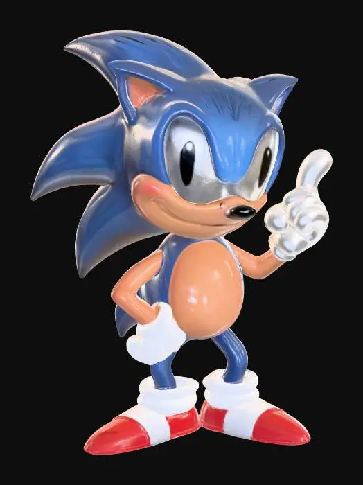 3D model for Sonic The Hedgehog