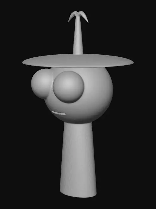 3D model for Tin Disc Hat