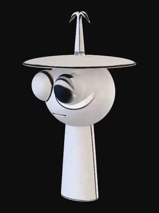 3D model for Tin Disc Hat