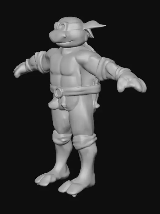 3D model for Leonardo from the teenage mutant ninja turtles