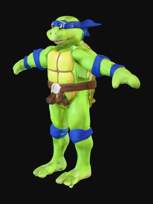 3D model for Leonardo from the teenage mutant ninja turtles