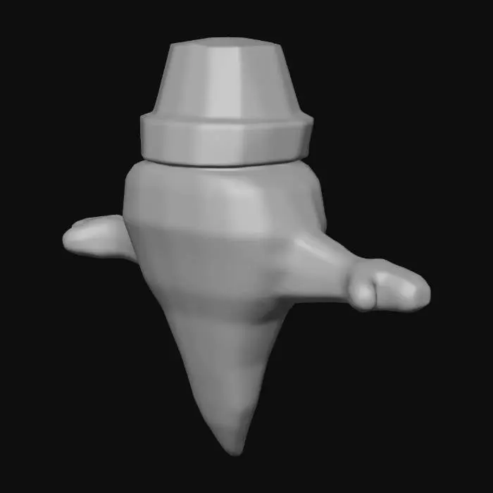 3D model for Patrick Ice Cream Cone