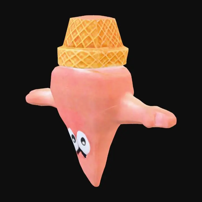 3D model for Patrick Ice Cream Cone
