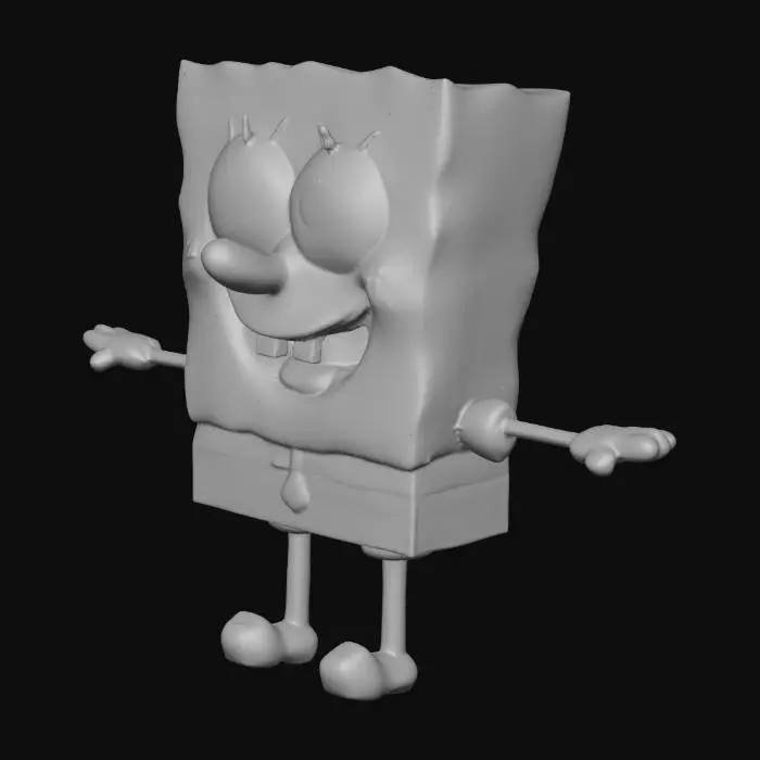 3D model for SpongeBob Smiling