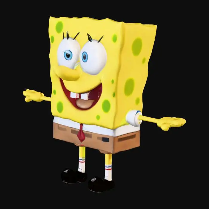3D model for SpongeBob Smiling