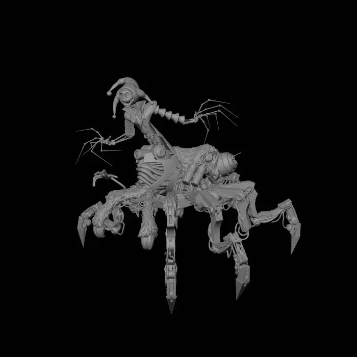3D model for The Jester and the Mecha Spider