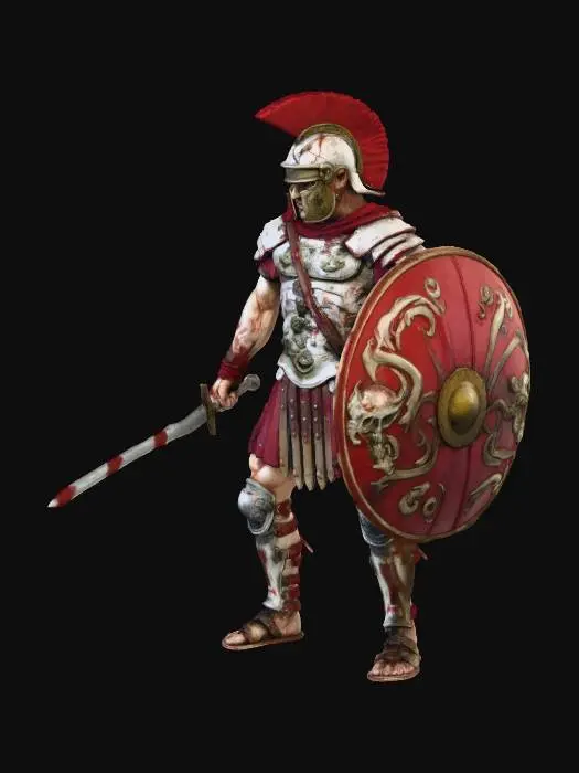 3D model for Redshield Warrior