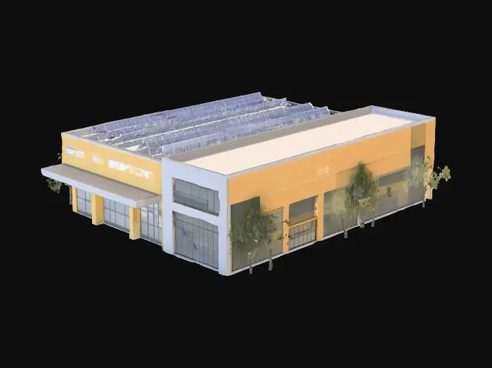 3D model for Technical Inspection Station