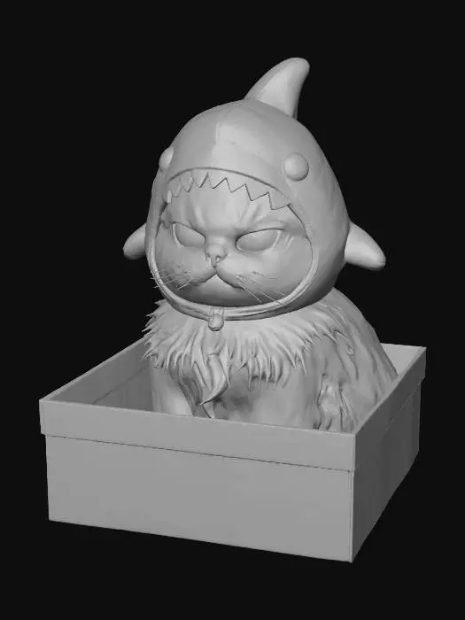 3D model for Shark Cat Standoff