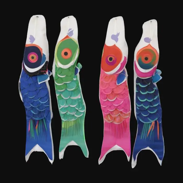 3D model for Koinobori