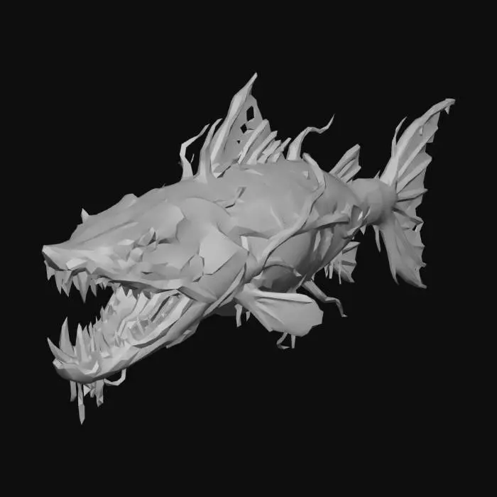 3D model for Ancient Predator