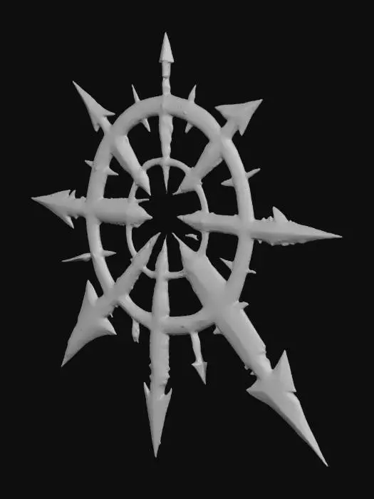 3D model for Chaos Star Icon