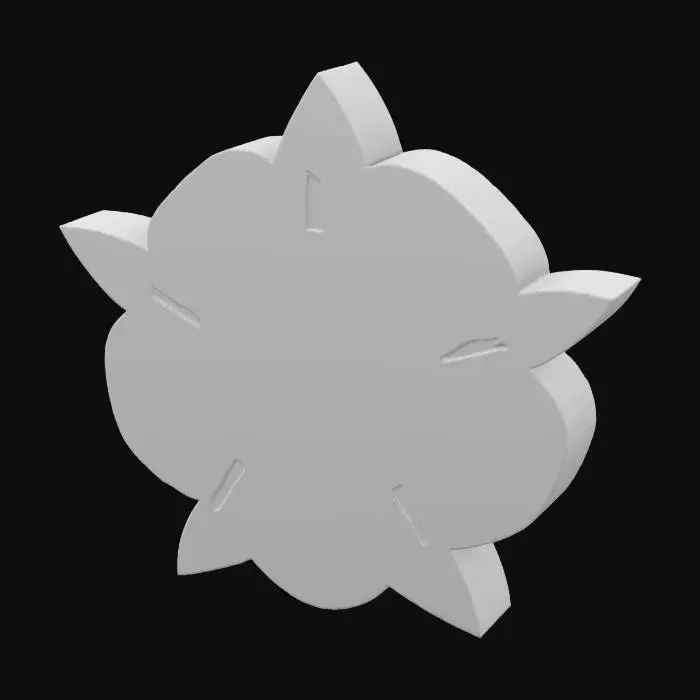 3D model for Lancastrian Rose