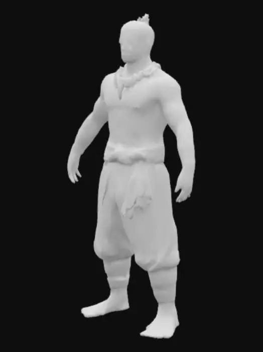 3D model for #South Africa# Warrior Spirit, #AroundTheWorld#