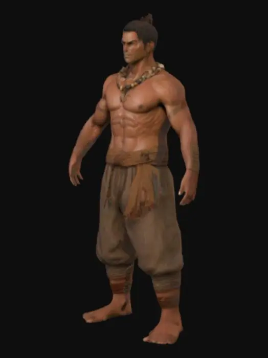 3D model for #South Africa# Warrior Spirit, #AroundTheWorld#