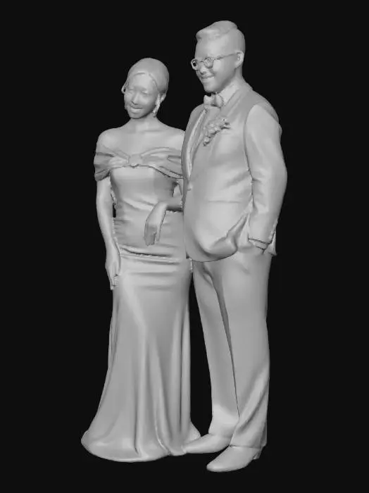 3D model for Velvet Evening Portrait