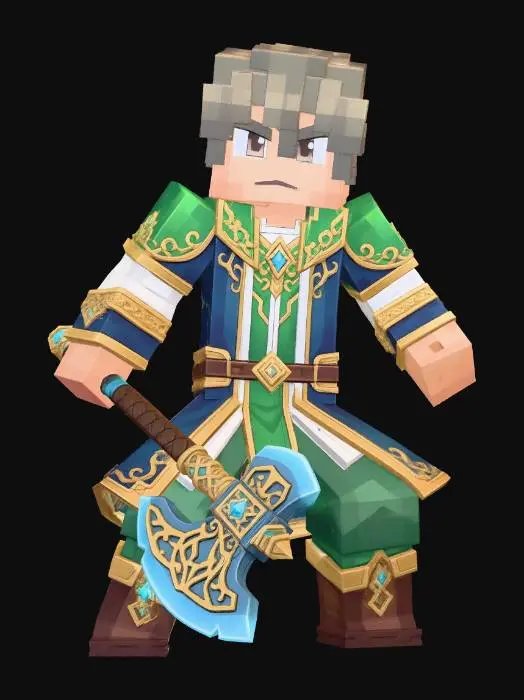 3D model for Herobrine