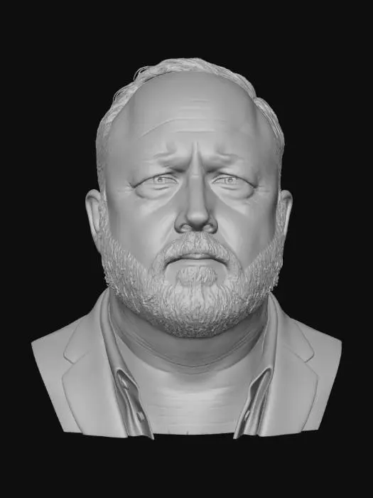 3D model for Alex Jones