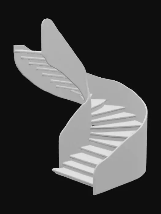 3D model for Stairway Elegance