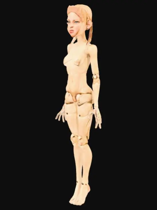 3D model for Doll with Joints